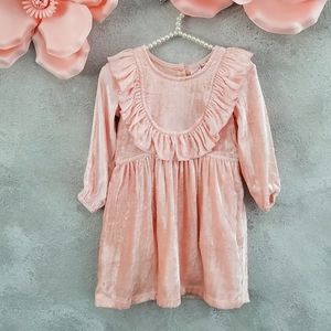 YOBABY girls velvet dress